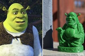 Fiona? Mujer reza por cuatro años a figura de Shrek pensando que era un Buda