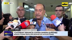 Video: Cajonean denuncia contra Sandra Quiñónez - ABC Noticias - ABC Color