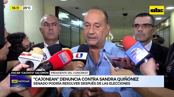 Video: Cajonean denuncia contra Sandra Quiñónez - ABC Noticias - ABC Color