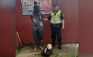 Detienen a enmascarado que asaltaba en el centro