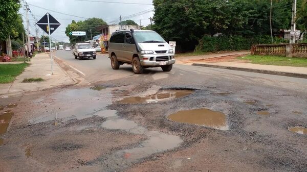 Los trabajos pendientes del MOPC en zona San Lorenzo - Nacionales - ABC Color