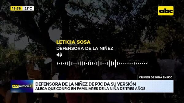Video: Defensora de la Niñez de PJC da su versión - ABC Noticias - ABC Color