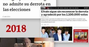 La Nación / Efraín, “negador serial de resultados”