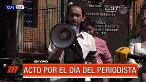 Acto por el Día del Periodista Paraguayo | Telefuturo