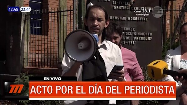 Acto por el Día del Periodista Paraguayo | Telefuturo