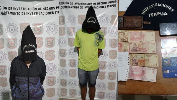Aprehendidos por extorsión: hombre y mujer que pedían dinero a cambio de devolver pertenencias robadas