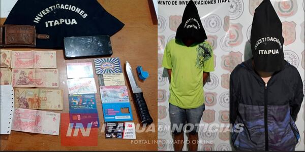 QUISIERON EXTORSIONAR A VÍCTIMA DE ROBO Y TERMINARON PRESOS - Itapúa Noticias