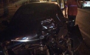 Conductores salieron ilesos tras aparatoso accidente