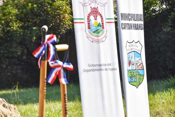 DAN PALADA INICIAL DE IMPORTANTE OBRA VIAL A SER EJECUTADA EN CAPITÁN MIRANDA
