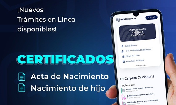 Diario HOY | Actas de nacimiento podrán emitirse vía electrónica
