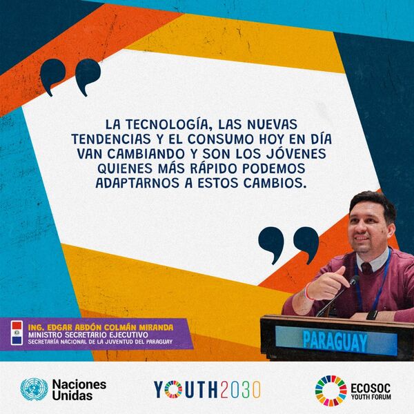 Paraguay impulsa el fortalecimiento del ecosistema emprendedor de jóvenes en foro de la ONU - .::Agencia IP::.