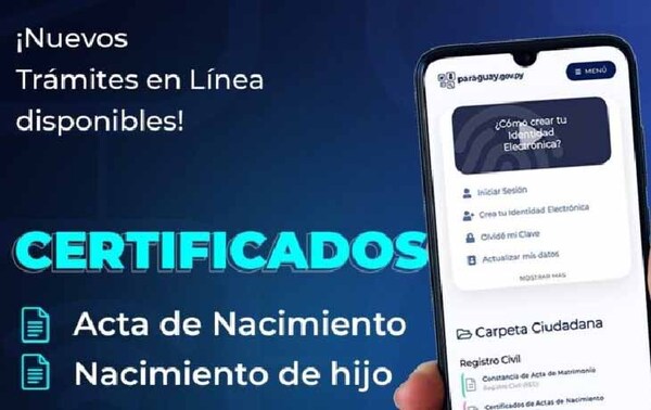 Actas de nacimiento podrán emitirse vía electrónica – Prensa 5