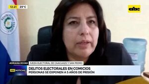 Video: Delitos electorales en comicios - ABC Noticias - ABC Color