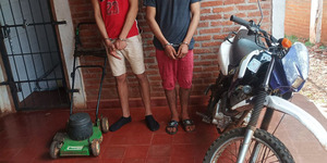 RECUPERARON OBJETOS HURTADOS Y DETUVIERON A DOS PERSONAS EN CAMBYRETÁ - Itapúa Noticias