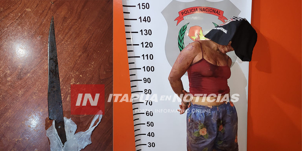 MUJER HABRÍA ATACADO A UN HOMBRE UN ARMA BLANCA EN MAYOR OTAÑO - Itapúa Noticias