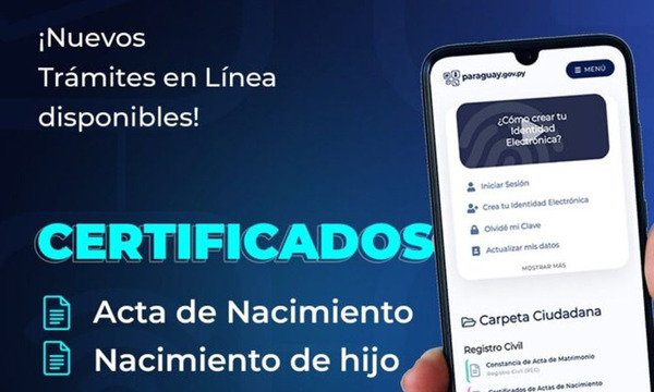 Actas de nacimiento podrán emitirse vía electrónica - OviedoPress
