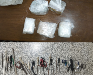 Incautan marihuana y armas blancas en la Penitenciaria de Concepción