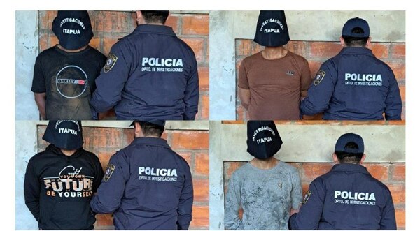 Diario HOY | Detienen a varios hombres en Caazapá por causas investigadas en el sur