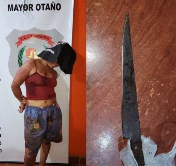 Mujer atacó con machetillo a un hombre en Mayor Otaño