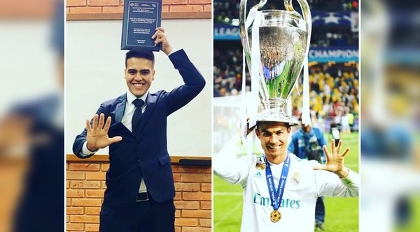 Joven universitario dedicó su tesis a ¡Cristiano Ronaldo! - Noticiero Paraguay