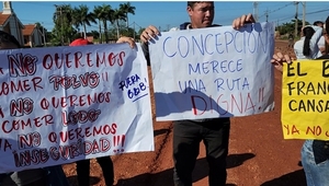 Vecinos volvieron a movilizarse contra constructora de la Ruta Concepción-Pozo Colorado