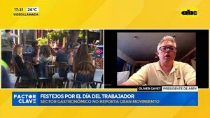 Video: Sector gastronómico no reporta gran movimiento por el día del trabajador - Factor Clave - ABC Color