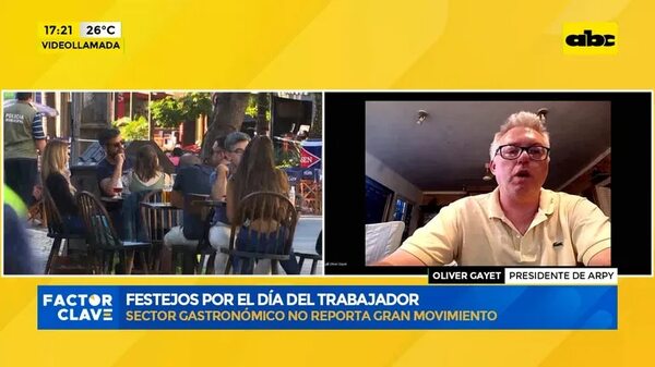 Video: Sector gastronómico no reporta gran movimiento por el día del trabajador - Factor Clave - ABC Color