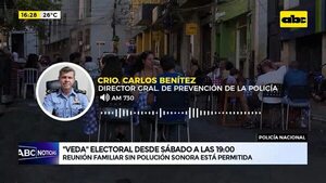 Video: ‘’Veda’' electoral desde sábado a las 19:00 - ABC Noticias - ABC Color