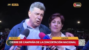 Cierre de campaña de la Concertación Nacional - C9N