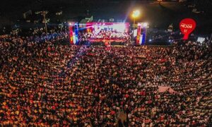 (VIDEO) Multitudinario cierre de campaña de Santi Peña: “Nos hemos convertido en símbolo de la unidad”