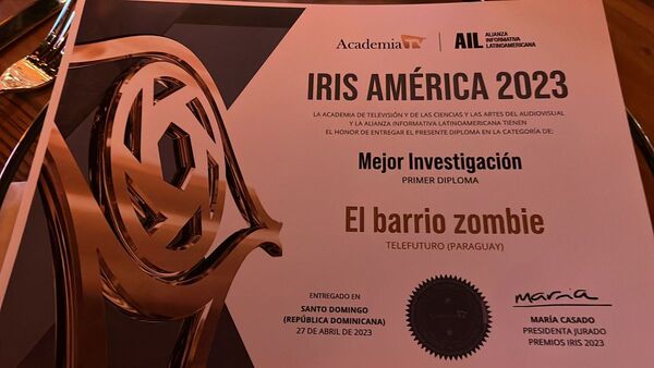 Telefuturo logró un reconocimiento por trabajo investigativo del "barrio zombie"