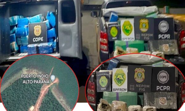 Incautan en Brasil casi una tonelada de droga y cientos de municiones – Diario TNPRESS