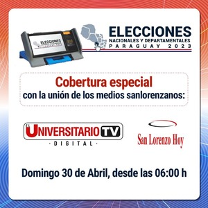 Elecciones 2023: cobertura de San Lorenzo Hoy y el Universitario TV Digital - San Lorenzo Hoy