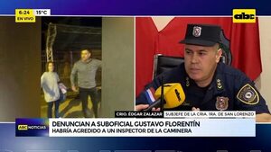 Video: Suboficial agredió a inspector de la Caminera - ABC Noticias - ABC Color