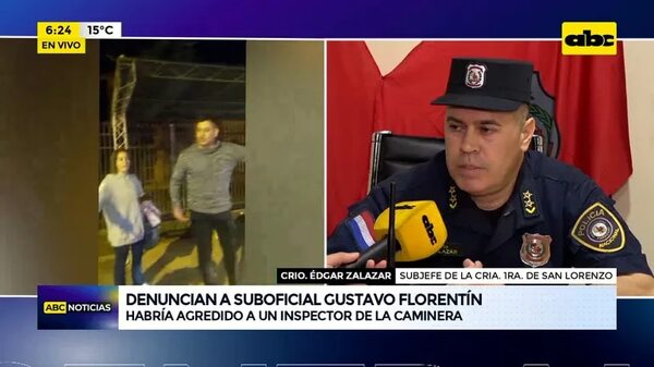 Video: Suboficial agredió a inspector de la Caminera - ABC Noticias - ABC Color