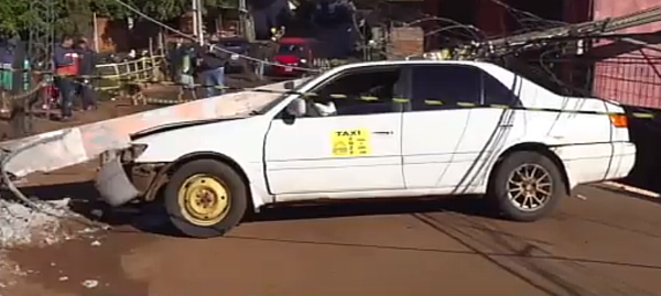 Accidente fatal en CDE: Chocó contra una columna - C9N