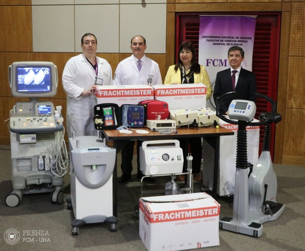 Diario HOY | La FCM-UNA recibe varios equipos médicos de donación