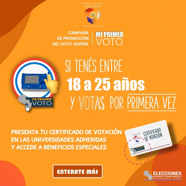 “Mi primer voto” iniciativa del TSJE para promover el voto juvenil