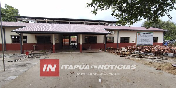 SE CULMINAN OBRAS EJECUTADAS EN EL COLEGIO ABSALÓN ARIAS DE SAN JUAN DEL PNÁ. - Itapúa Noticias