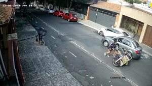 Video: ni las plantas de las veredas se salvan de los ladrones en pleno microcentro de Asunción - Nacionales - ABC Color