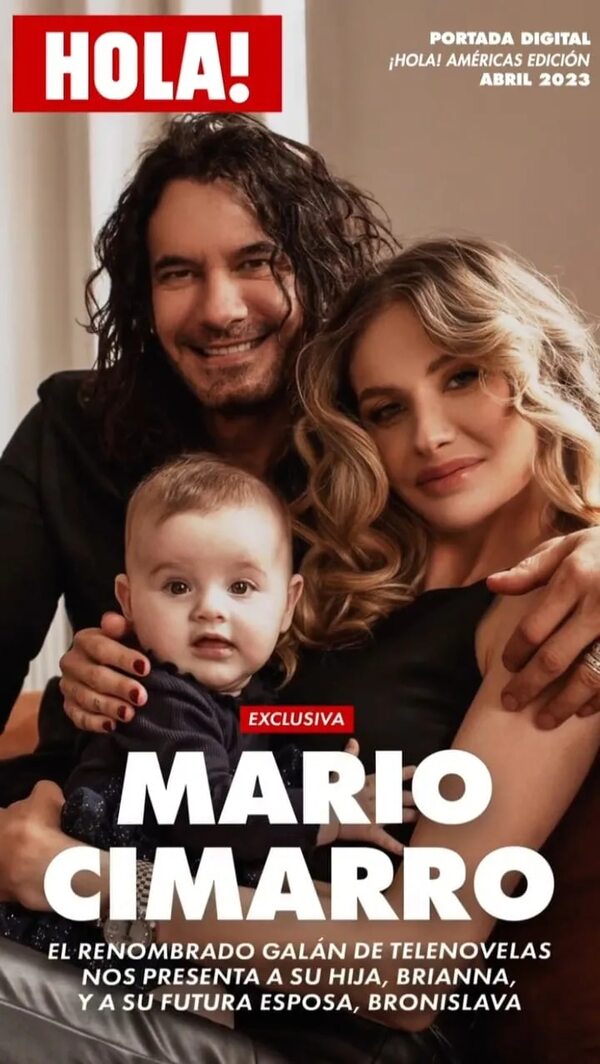 Mario Cimarro mostró el rostro de su hija Brianna por primera vez - Gente - ABC Color