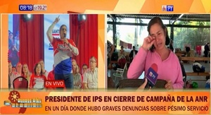 Presidente de IPS hace campaña por Peña en medio de penurias de asegurados