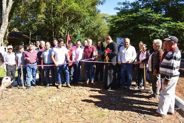 INAUGURACIÓN DE IMPORTANTE OBRA VIAL EJECUTADA EN CORONEL BOGADO POR LA GOBERNACIÓN DE ITAPÚA - Itapúa Noticias
