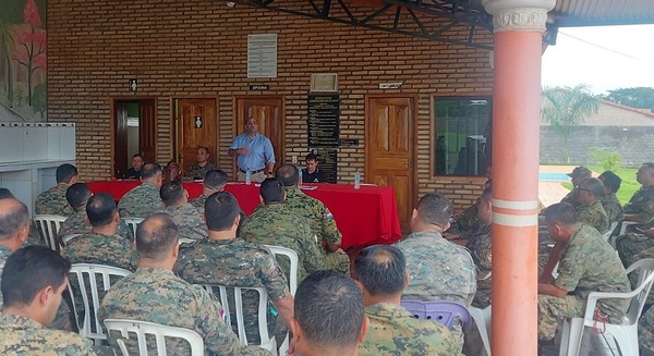 Elecciones 2023: Fiscal Electoral de San Pedro del Ycuamandiyú coordina operativo de seguridad