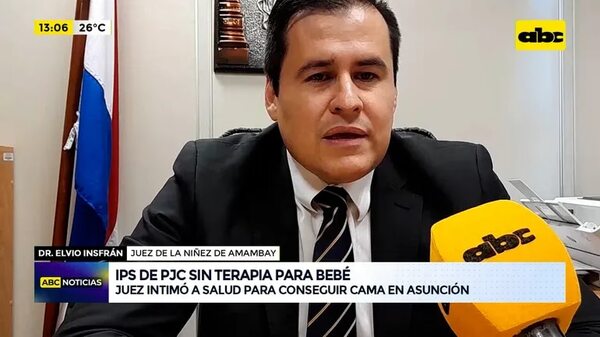 Video: IPS de PJC sin terapia para bebé - ABC Noticias - ABC Color