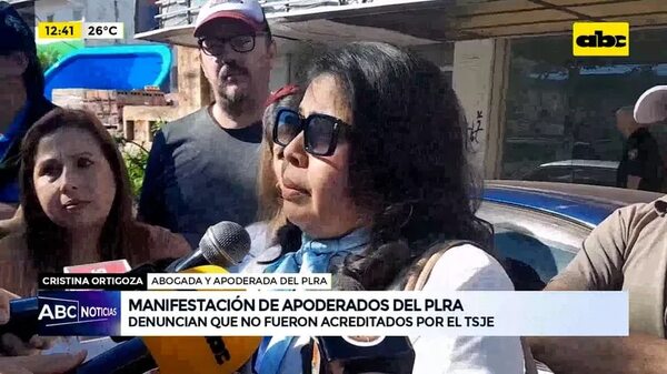 Video: manifestación de apoderados del PLRA - ABC Noticias - ABC Color