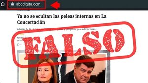 Clonación de sitio de ABC para mostrar contenido falso sobre la Concertación - Nacionales - ABC Color