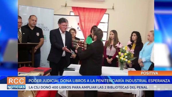 Donan 400 libros a UPIE para ampliar las dos bibliotecas de la penitenciaría