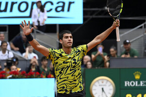 Versus / Carlos Alcaraz triunfó en su debut en el Masters 1000 de Madrid