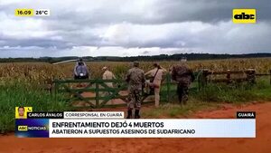 Video: Abatieron a supuestos asesinos de sudafricano - ABC Noticias - ABC Color